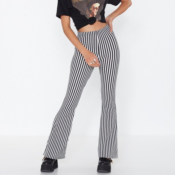Nasty Gal Pants - Striped bell bottoms